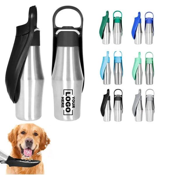 Stainless Steel Portable Pet Water Bottle