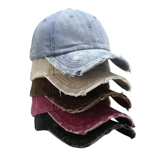 Vintage Washed Distressed Baseball Cap