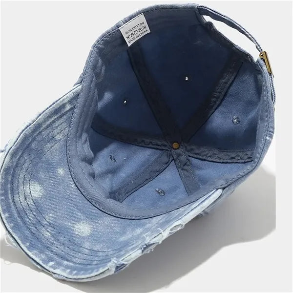 Vintage Washed Distressed Baseball Cap