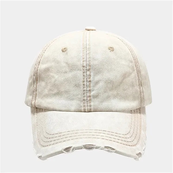 Vintage Washed Distressed Baseball Cap