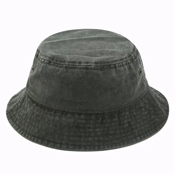Hot Summer Bucket Hat Cotton Washed Distressed