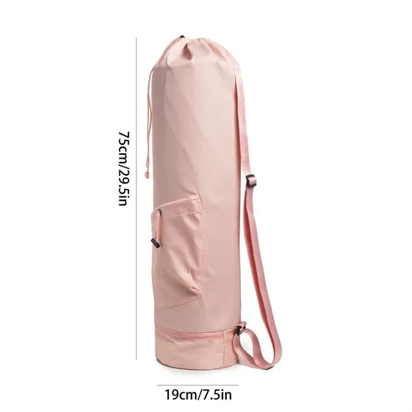 Yoga Mat Bag with Water Bottle Pocket