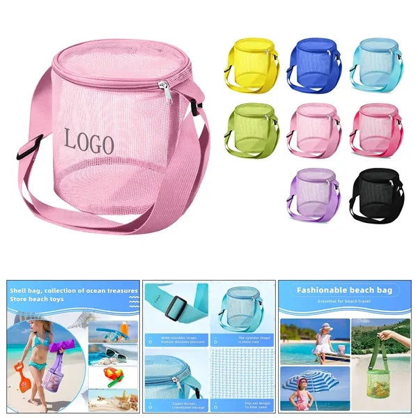 Kids Mesh Beach Toy Bag
