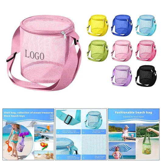 Kids Mesh Beach Toy Bag