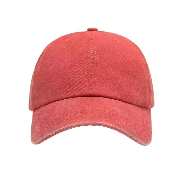 Washed Cotton Distressed Baseball Cap