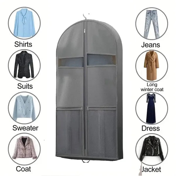 43" Travel Garment Bag with Accessories Zipper Pocket