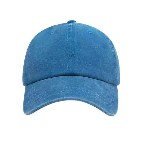 Washed Cotton Distressed Baseball Cap