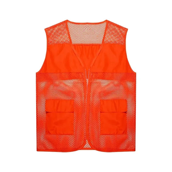 Unisex Mesh Breathable Multi-Pockets Vest