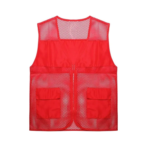 Unisex Mesh Breathable Multi-Pockets Vest