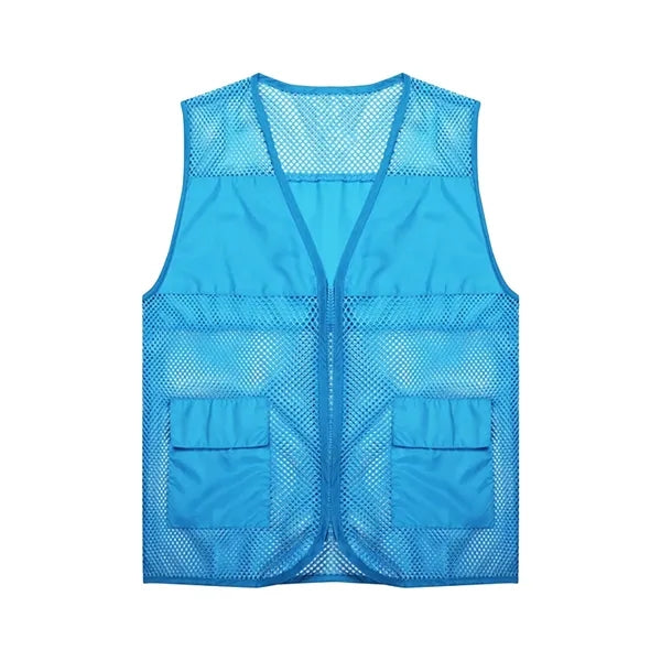 Unisex Mesh Breathable Multi-Pockets Vest