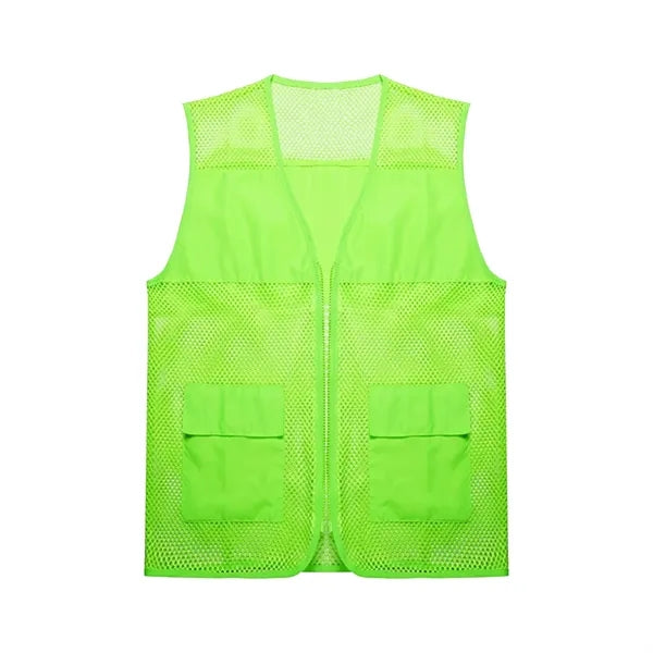 Unisex Mesh Breathable Multi-Pockets Vest