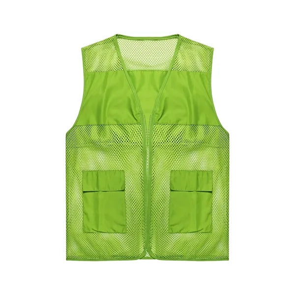 Unisex Mesh Breathable Multi-Pockets Vest