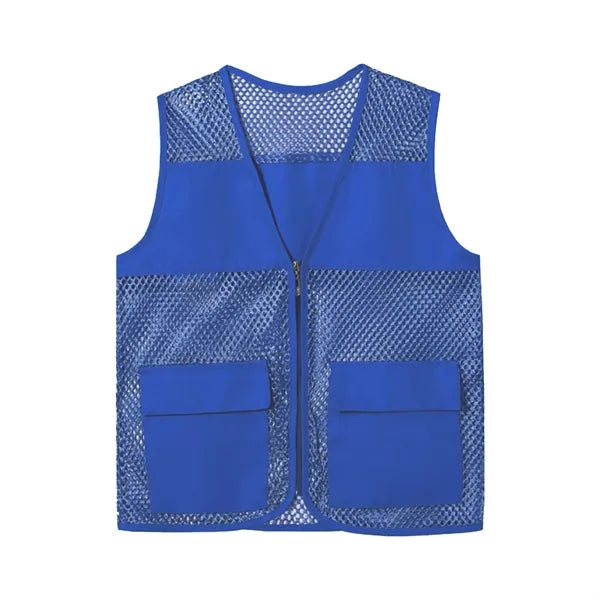 Unisex Mesh Breathable Multi-Pockets Vest