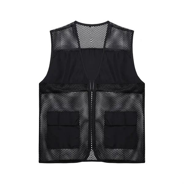 Unisex Mesh Breathable Multi-Pockets Vest