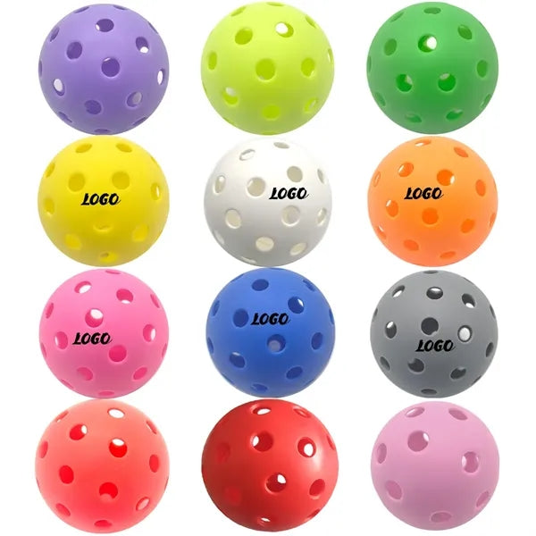 40 Hole Multicolor Outdoor Pickleball Ball