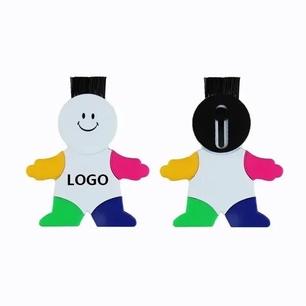 Multicolor Man-Shaped Highlighter with Magnetic Cap & Screen