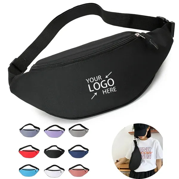 Sports Crescent Crossbody Chest Waist Bag for Women Men