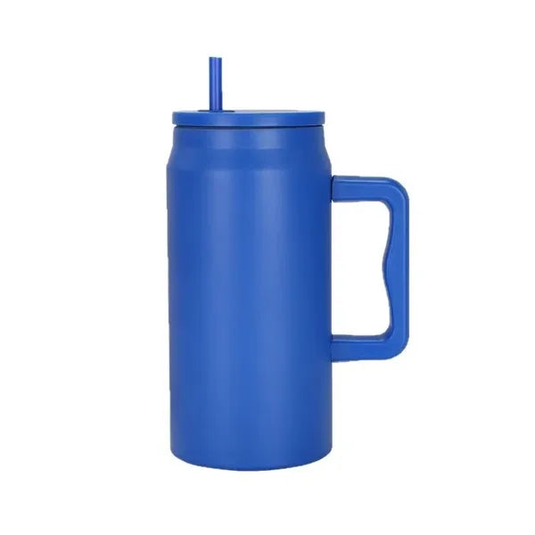 50 oz Stainless Steel Insulated Tumbler with Handle & Straw