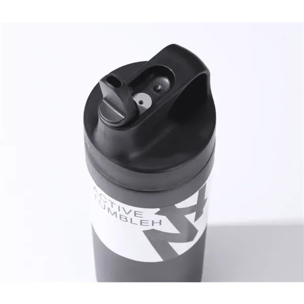 18 oz Stainless Steel Insulated Travel Mug with Straw Spout