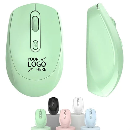 Rechargeable Wireless Bluetooth Mouse with USB Receiver