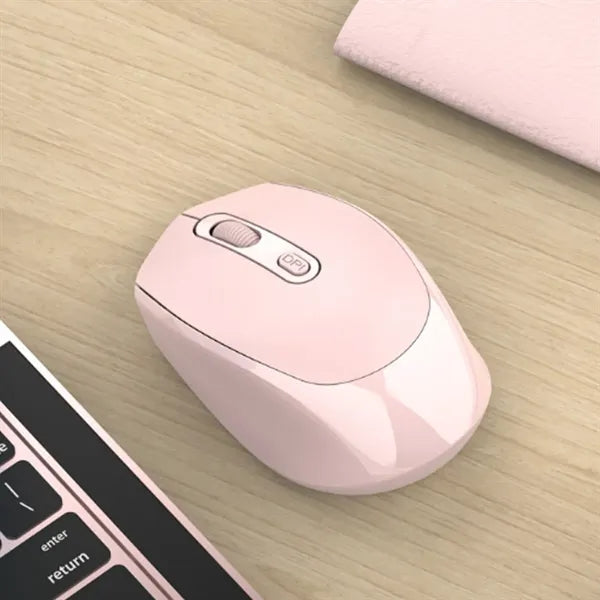 Rechargeable Wireless Bluetooth Mouse with USB Receiver