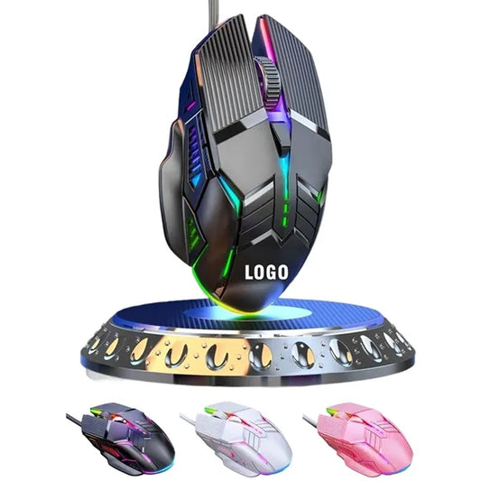 3200 dpi Ergonomic Wired Gaming Led Silent Mouse
