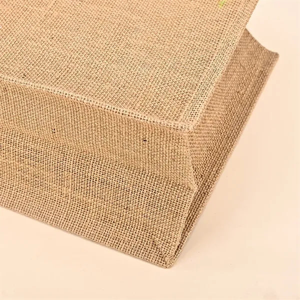 Jute Burlap Tote Bag with Handles
