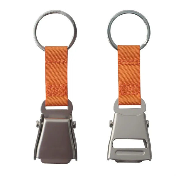 Airplane Seatbelt Buckle Keychain