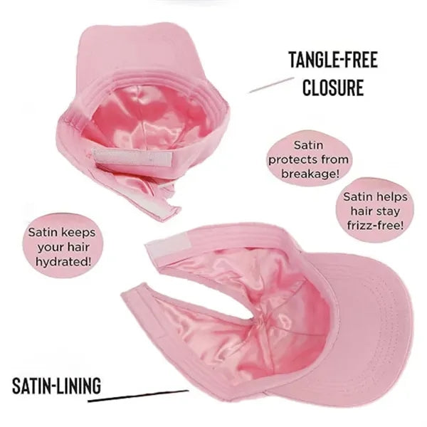 Adjustable Ponytail Baseball Cap With Hair Hole