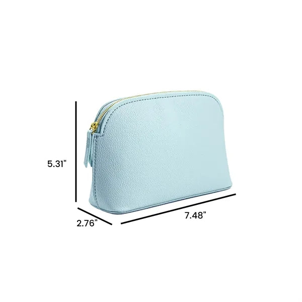 Premium Leather Travel Cosmetic Case