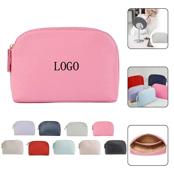 Premium Leather Travel Cosmetic Case