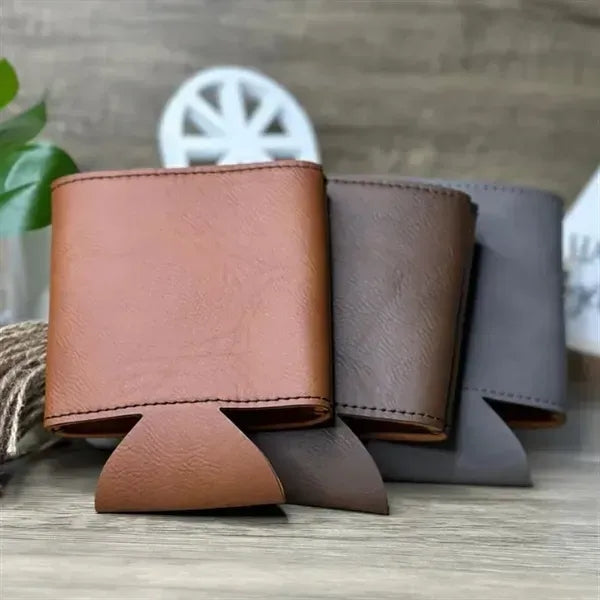 PU Leather Can Cooler Sleeve