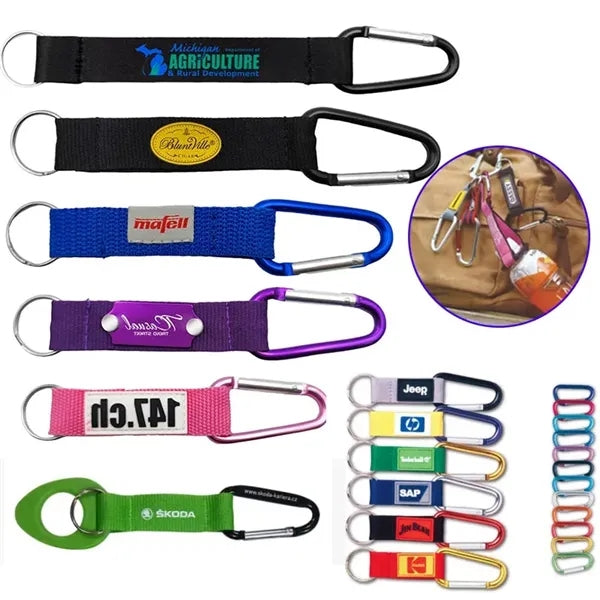 Short Lanyard with Carabiner Clip