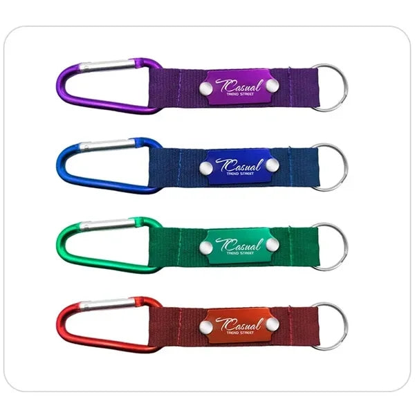 Short Lanyard with Carabiner Clip