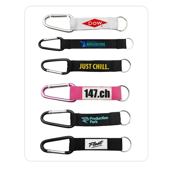 Short Lanyard with Carabiner Clip