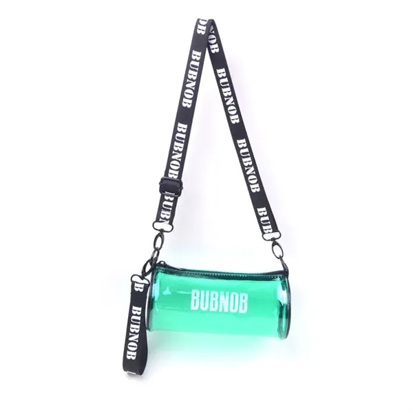 Bright Pvc Travel Safety Crossbody Cylinder Bag