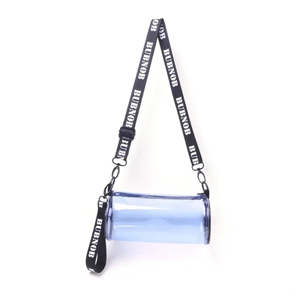 Bright Pvc Travel Safety Crossbody Cylinder Bag