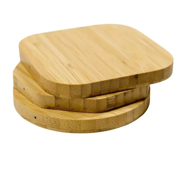 Bamboo Style Wireless Charging Station