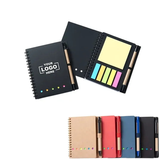 Coil Notebook With Sticky Notes