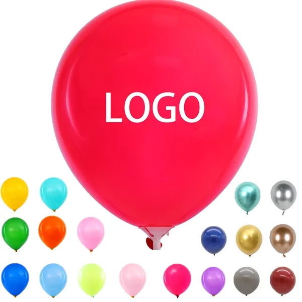 Multi-Colored 10-Inch Round Balloon