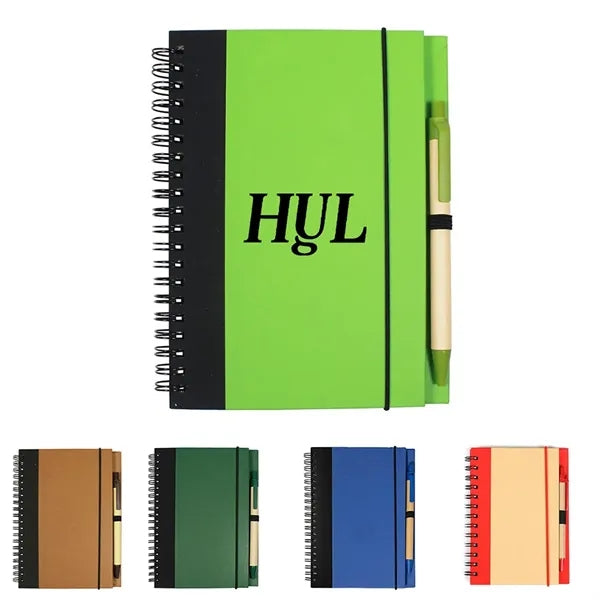 Recycled Notebook with Pen