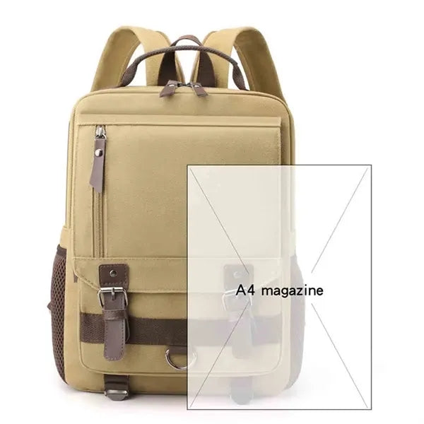 Men's Vintage Canvas Backpack