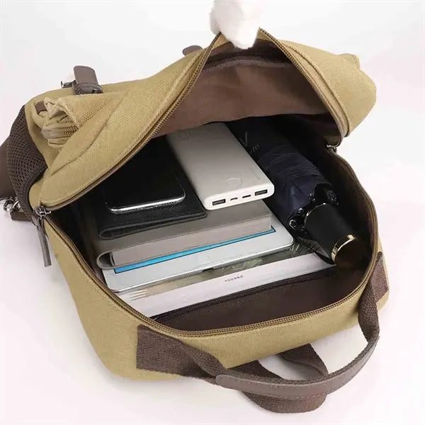 Men's Vintage Canvas Backpack