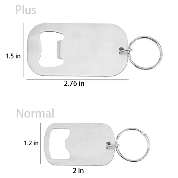 Stainless Steel Multifunctional Bottle Opener Keychai