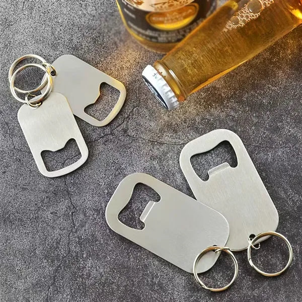 Stainless Steel Multifunctional Bottle Opener Keychai