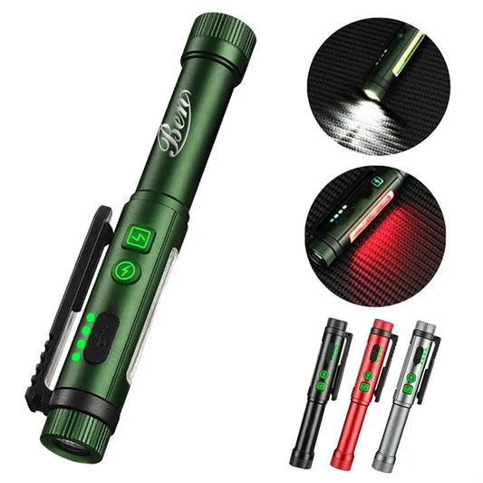 Mini Rechargeable Pen Shaped Work Flashlight