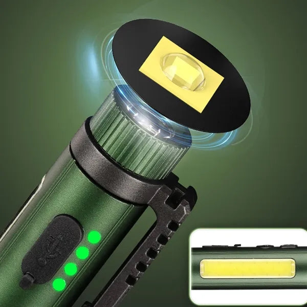 Mini Rechargeable Pen Shaped Work Flashlight