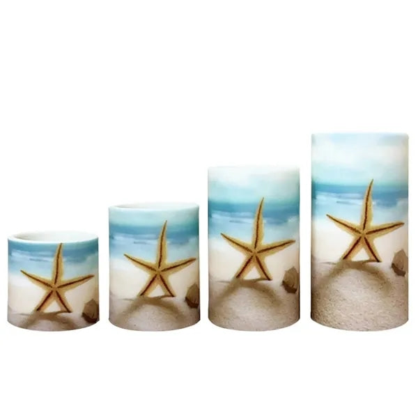 4PCS Remote Control Colorful LED Candle Lamp