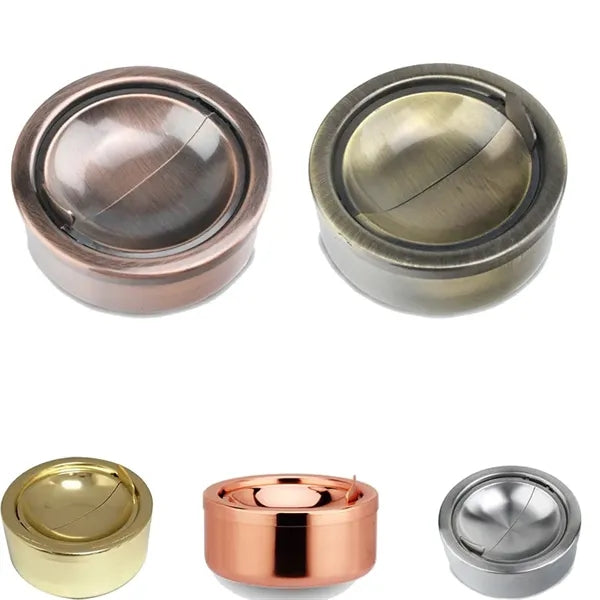 Thickened Round Stainless Steel Cigarette Ashtray