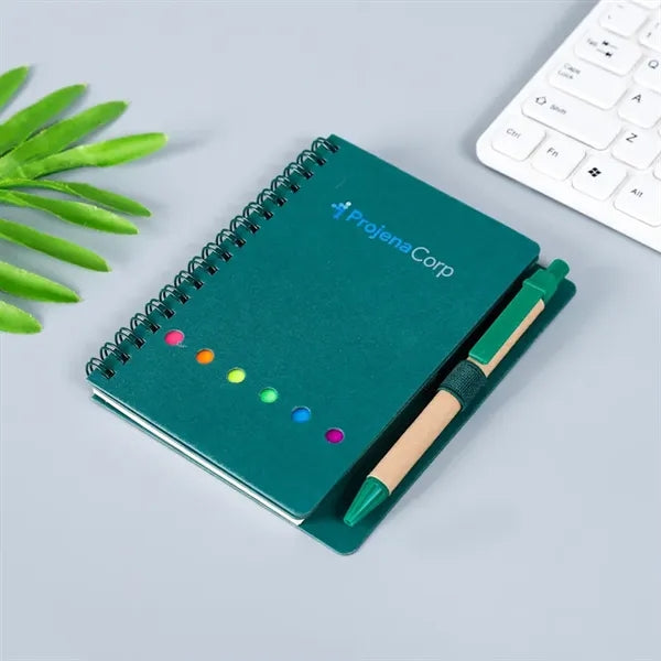 Sticky Notebook With Pen